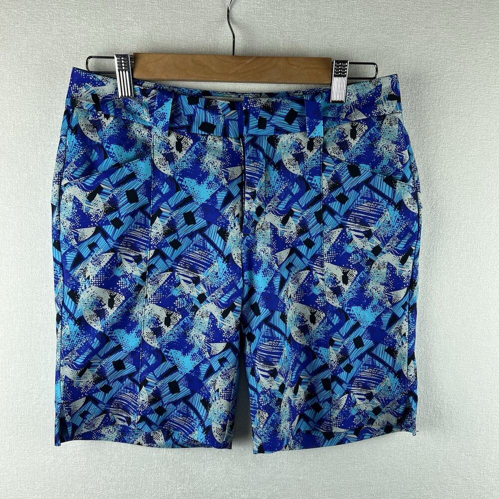 Sunice Shorts Womens 4 Blue Purple Golf Pockets